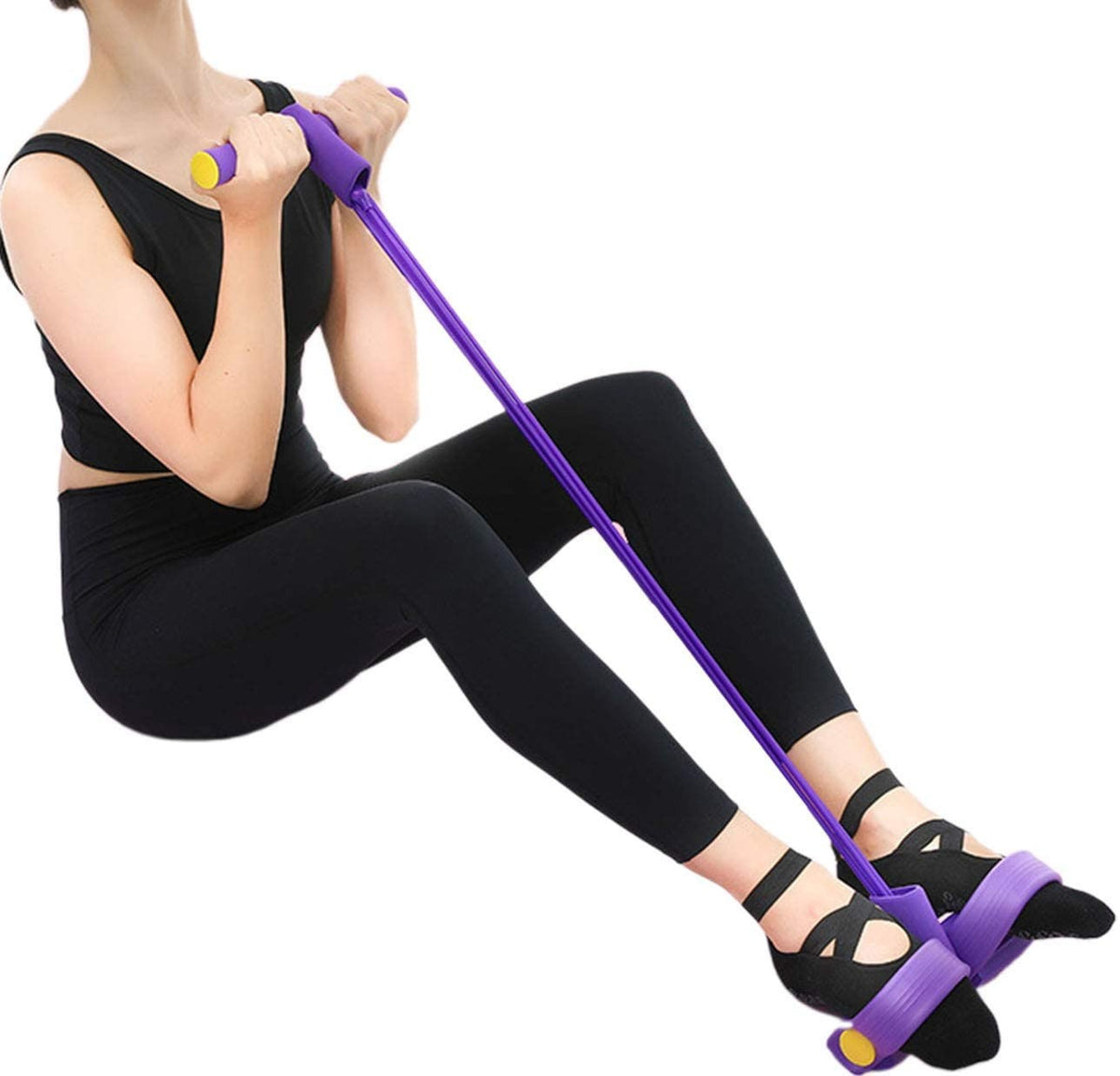 Foot Pedal Resistance Band & Tummy Trimmer