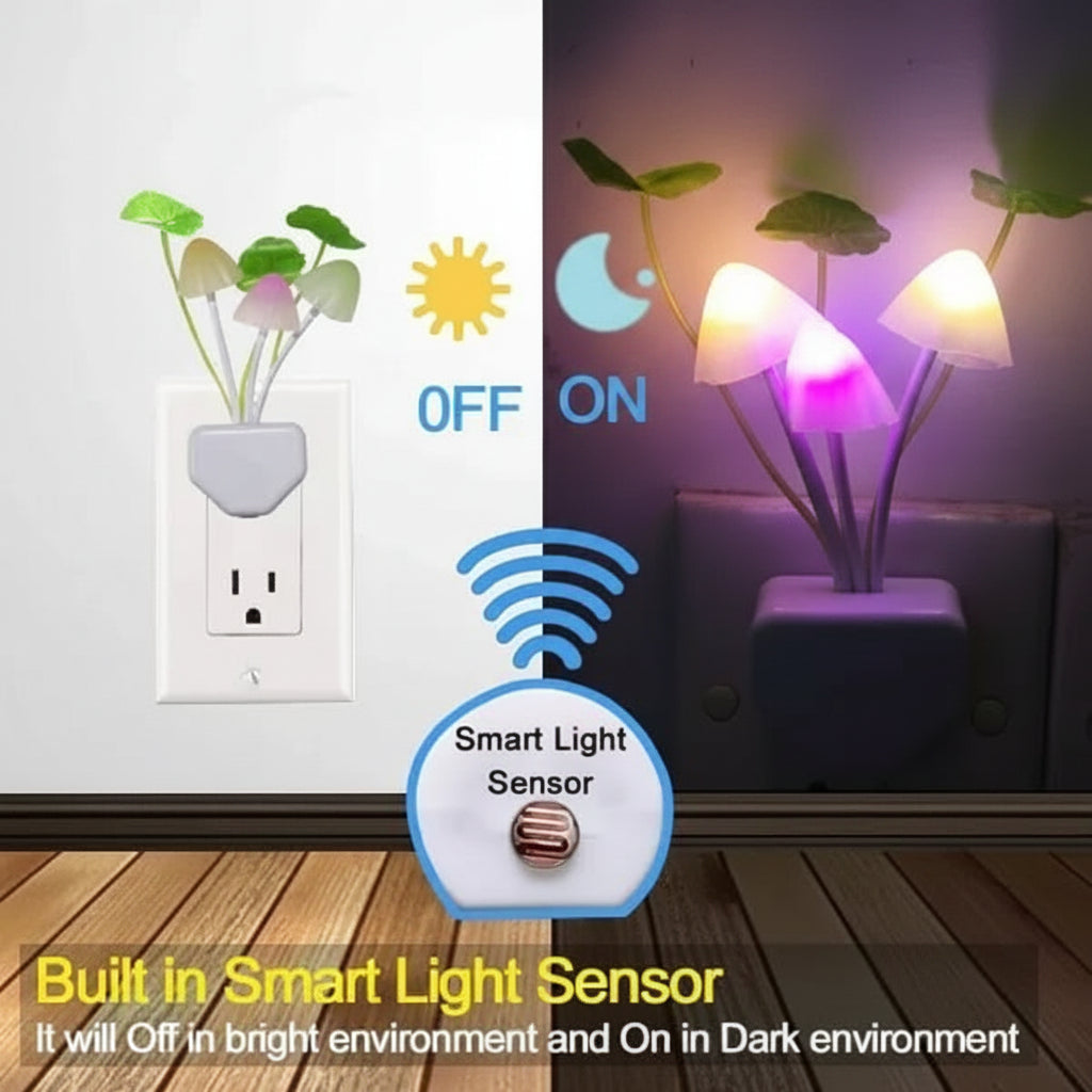 Mushroom LED Night Lamp