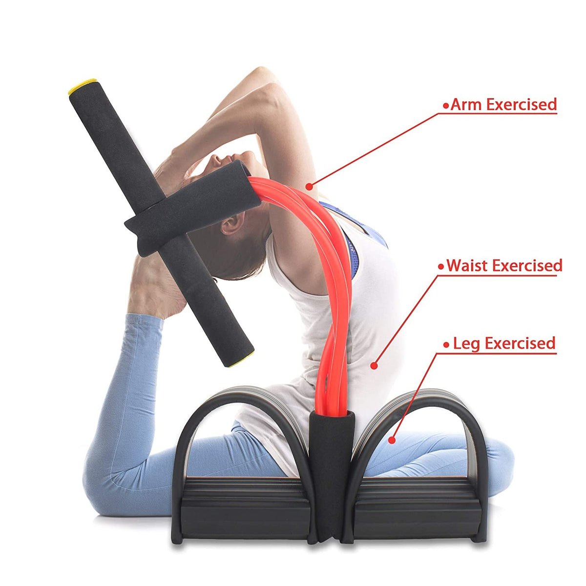 Foot Pedal Resistance Band & Tummy Trimmer