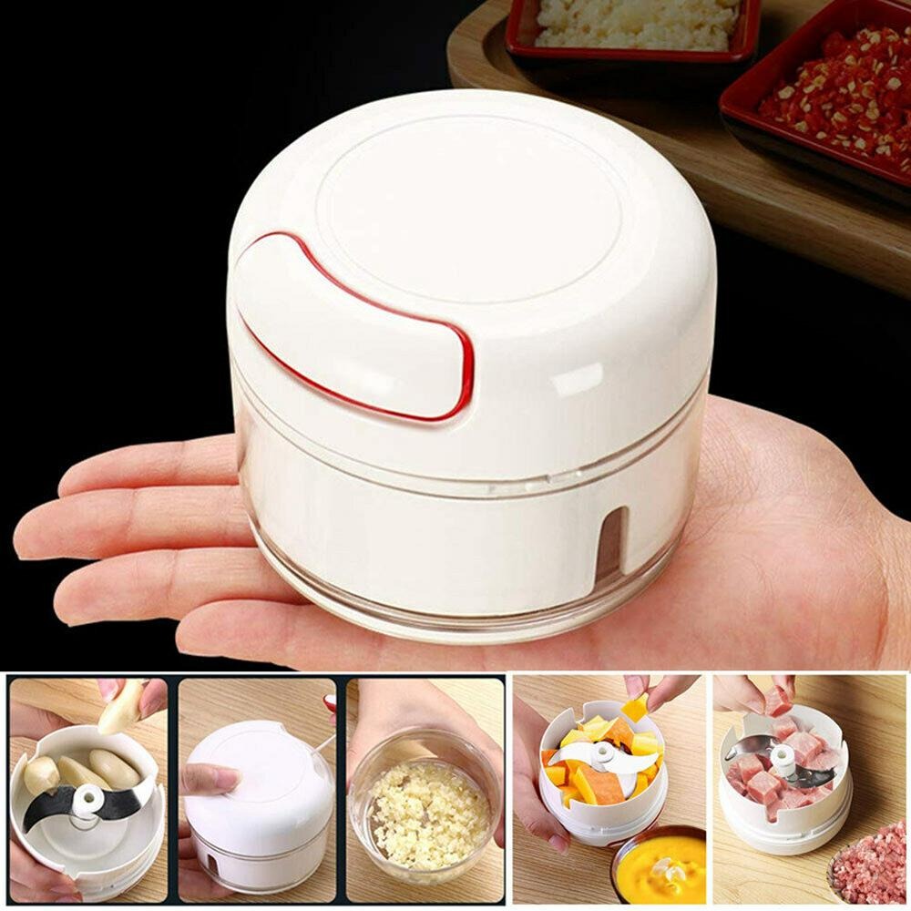 Mini Hand-Pull Food Chopper & Garlic Mincer