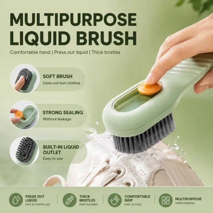 2-in-1 Smart Liquid Dispenser Brush