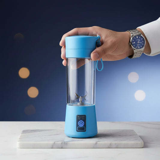 Mini Portable USB Rechargeable Juicer Blender - 6 Blades Lightweight Portable Juicer