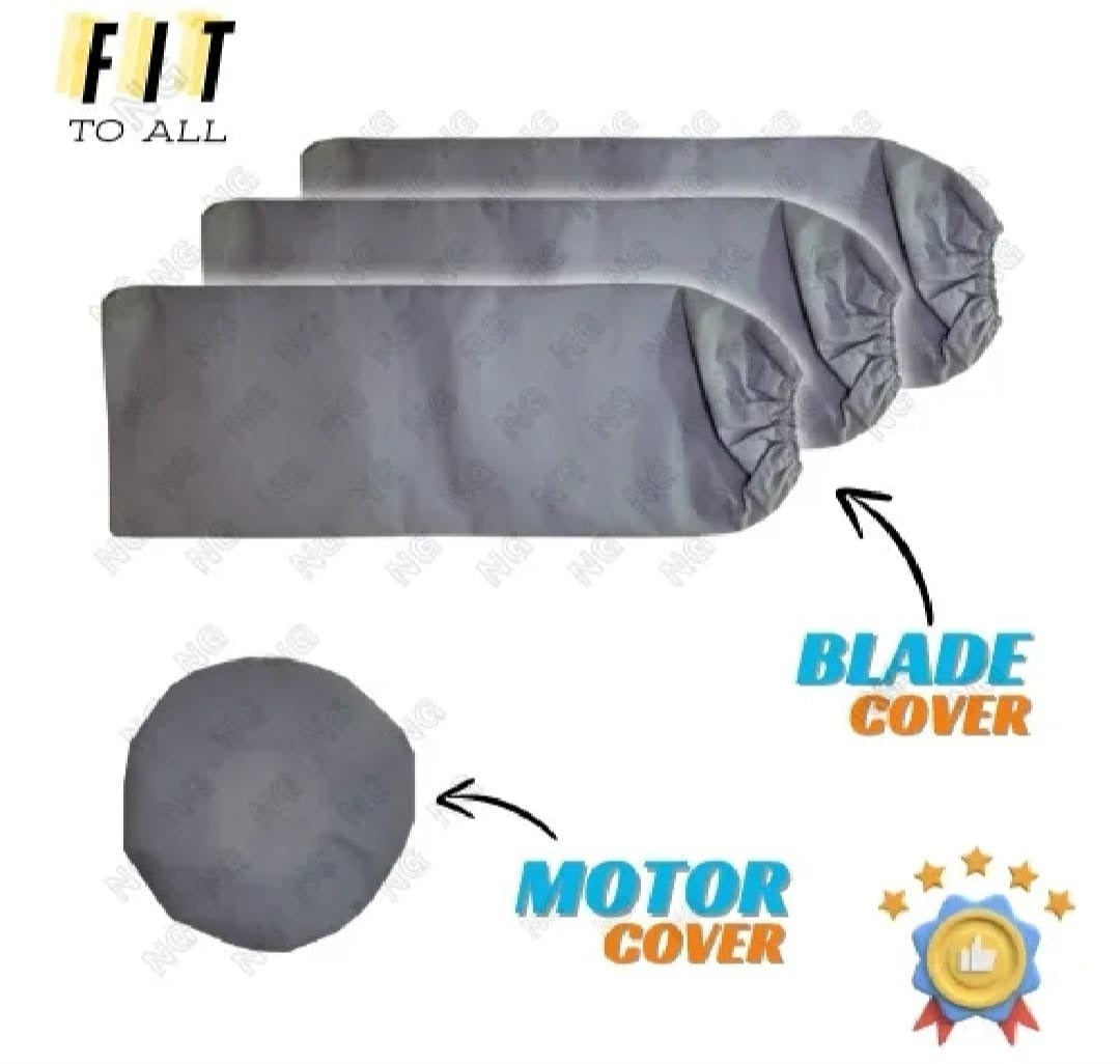 Universal Dustproof Ceiling Fan Cover Set