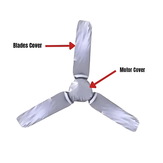 Universal Dustproof Ceiling Fan Cover Set