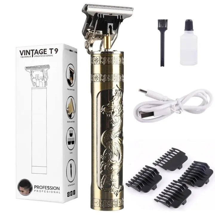 Vintage T9 Metal Body Hair Trimmer & Grooming Kit