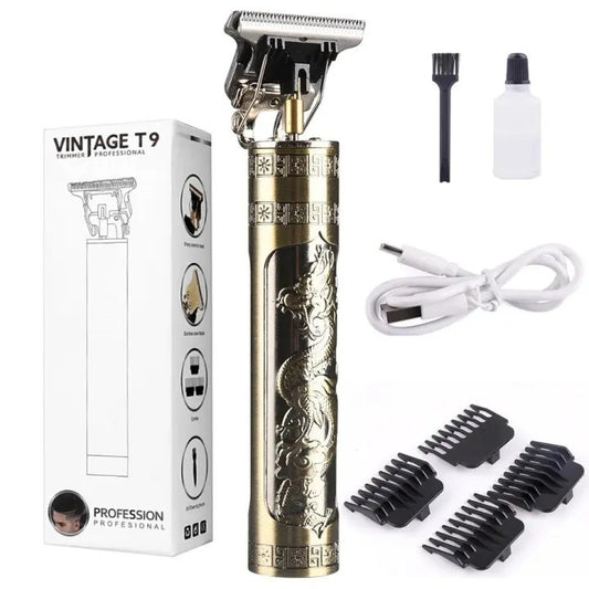 Vintage T9 Metal Body Hair Trimmer & Grooming Kit