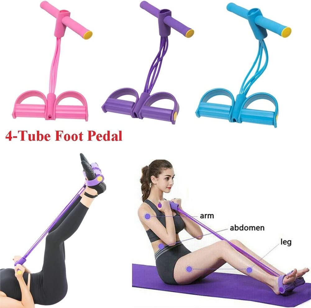Foot Pedal Resistance Band & Tummy Trimmer
