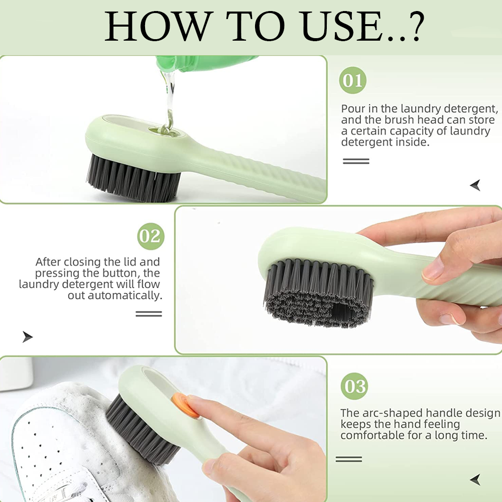 2-in-1 Smart Liquid Dispenser Brush